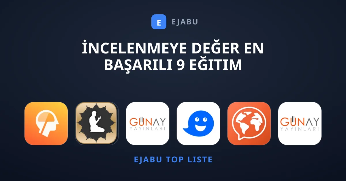 İncelenmeye Değer En Başarılı 9 Eğitim Uygulaması